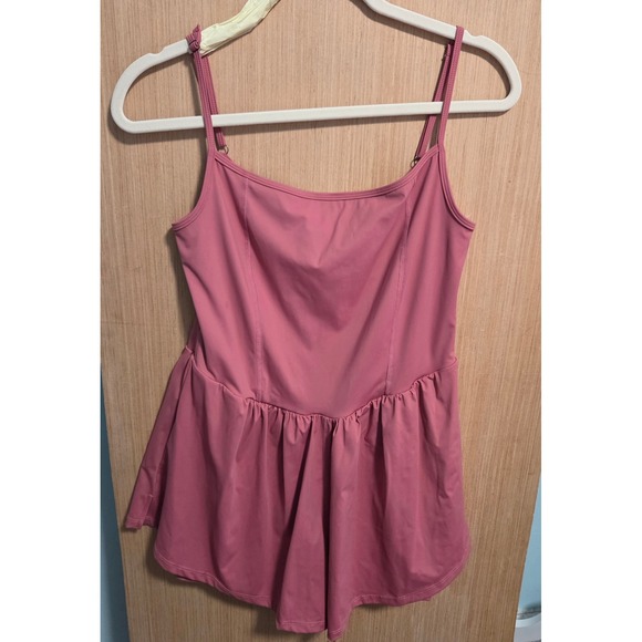 Beaully Dresses & Skirts - Beaully Women Pink Athletic Tennis Dress with Built-in Shorts and Pocket L #6110